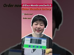 คีย์พาดแผ่น Membrane ระยะอุณหภูมิ -30C- 80C กับความต้านทานความละเอียด 100MΩ