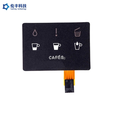ราคาดี Matte FPC Membrane Switch Keypad, สวิตช์เมมเบรน PET สำหรับร้านกาแฟ ออนไลน์