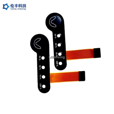ราคาดี Fpc Circuit Led Membrane Switch, ปุ่มกดสวิตช์เมมเบรนพื้นผิวด้าน ออนไลน์