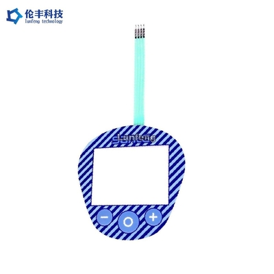ราคาดี 2.54 มม. Pitch Flat Membrane Switch ปุ่มกด Tactile Metal Dome LCD Window ออนไลน์