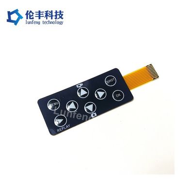 ราคาดี แผงปุ่มกดเมมเบรนโอเวอร์เลย์วงจรพิมพ์แบบยืดหยุ่นสำหรับพิมพ์ที่ทนทานและตอบสนองได้ดี ออนไลน์