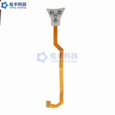 ราคาดี Circuit Fpc Membrane Switch สีเขียว LED UV เคลือบคีย์บอร์ดสัมผัสกันน้ำ ออนไลน์
