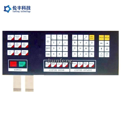 การพิมพ์ซิลค์สกรีนการออกแบบที่กำหนดเอง PET Membrane Switch Digital Overlay