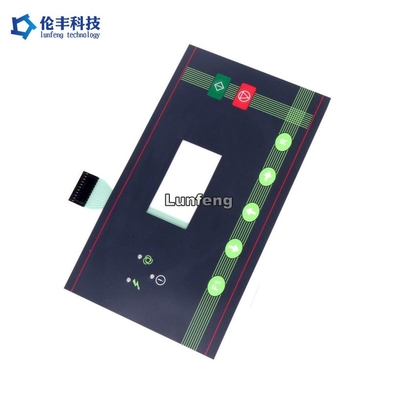 โปร่งใส LED LCD หน้าต่างปุ่มกดเมมเบรนกันน้ำ 3M468 กาว