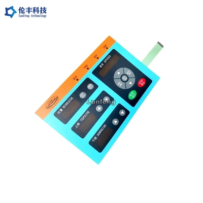 ราคาดี 2.54mm Pitch LEDs Membrane Switch Keypad หน้าต่างสีดำใส ออนไลน์