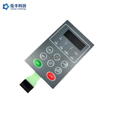 ราคาดี LED Tactile Membrane Switch Keypad, หน้าต่าง LCD สีดำ Metal Dome Tactile Switch ออนไลน์