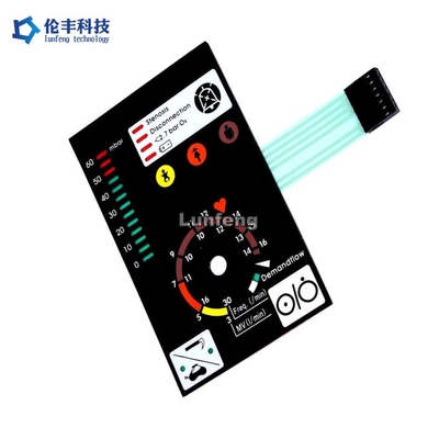 ราคาดี 3M Adhesive Customisable LED Backlit Membrane Keypad สําหรับความต้องการของลูกค้าที่แตกต่างกัน ออนไลน์