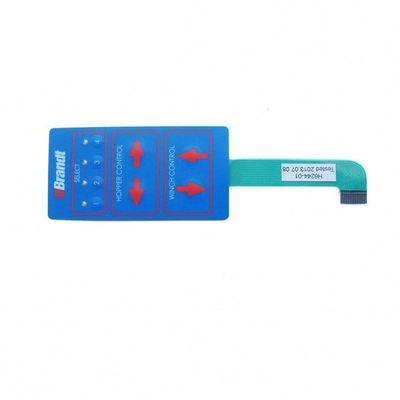 ระบบควบคุมอุตสาหกรรม คีย์พาด Membrane ทนด้วย IP67 กันน้ําและการออกแบบพอลิเอสเตอร์ที่กําหนดเอง