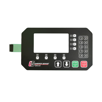 ราคาดี 1-3 ล้านครั้ง อายุการใช้งาน ABS Membrane Switch Overlay สําหรับอุปกรณ์ควบคุมอุตสาหกรรม ออนไลน์