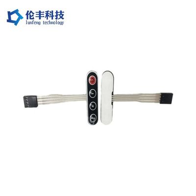 ราคาดี สวิตช์เมมเบรนพลาสติกแรงกด 50-500g สวิตช์เมมเบรน PET ทำความสะอาดง่าย แผงควบคุมสำหรับอุปกรณ์อุตสาหกรรม ออนไลน์