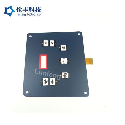 ราคาดี การพิมพ์หน้าจอ หรือการพิมพ์ดิจิตอล FPC Membrane Switch ด้วย 3M467MP Backadhesive และ Overlay ออนไลน์