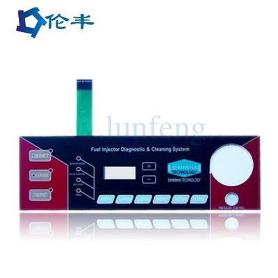 ปุ่มนูน PET ปุ่มกดเมมเบรนกันน้ำโดมโลหะ Led Membrane Switch