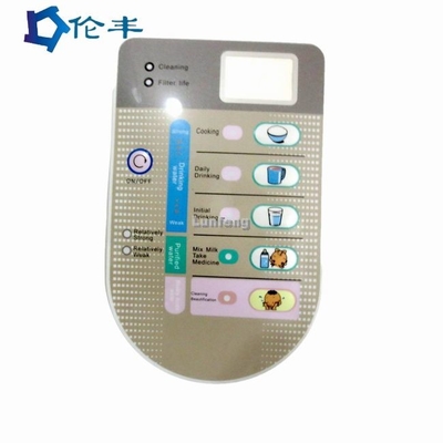 ราคาดี แผงด้านหน้าแบบกราฟิกซ้อนทับ LED LCD Window Membrane Push Button Switch ออนไลน์