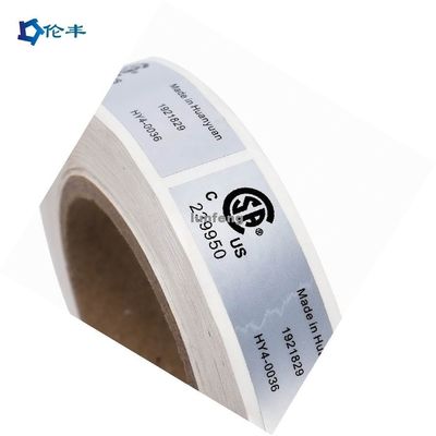 ราคาดี เหรียญสติ๊กเกอร์เงินขนาดที่กําหนดเอง พร้อมการพิมพ์แบบ Flexo และลักษณะกันน้ําสําหรับอิเล็กทรอนิกส์และอุปกรณ์ ออนไลน์